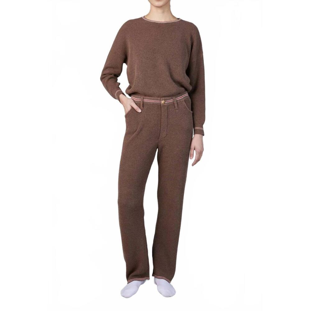 NEW STILL HERE childhood knit pant in sock monkey